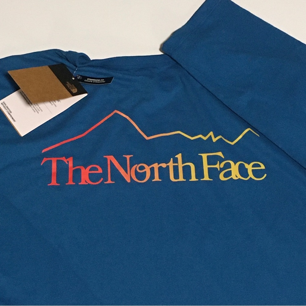 The North Face Long-Sleeve (L/S) Trail Tee T-Shirt Mens Sz L 50/50 Blue NEW NWT - Picture 6 of 8